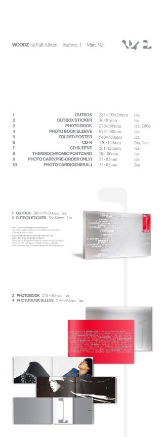 Amazon.com: WOODZ Archive. 1 [Main Ver.] 1st Full Album : Home