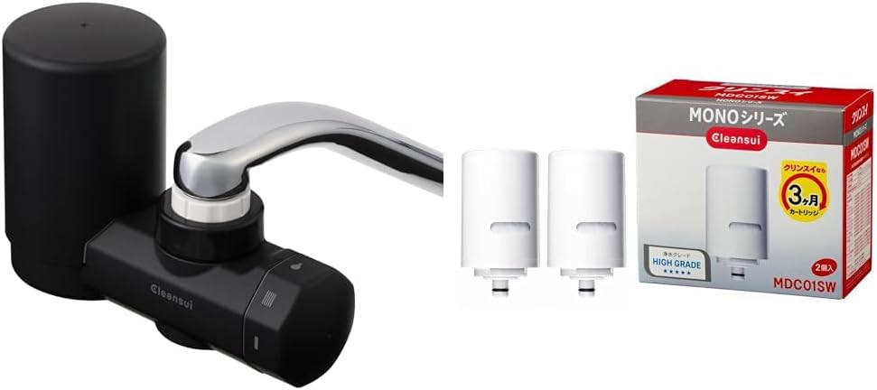 セット買い】クリンスイ 浄水器 蛇口直結型 MONOシリーズ マット  