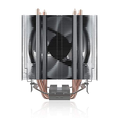 Image of Ant Esports 220 Air Mid- Tower Computer Case /Gaming Cabinet - Black & ICE-C612 with RGB CPU Cooler /Fan Support Intel LGA775, LGA1200, LGA1150, LGA1151, LGA1155, LGA1156, LGA2066, LGA2011-v3