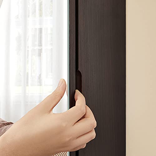 Songmics Hanging Jewelry Cabinet, Wall-Mounted Cabinet With Led Interior Lights, Door-Mounted Jewelry Organizer, Full-Length Mirror, Gift Idea, Brown Ujjc99Br #TOP7