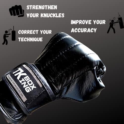 Tk Boxing Gladiators - Bag Mitt Gloves (Black, M) #TOP4