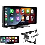 Gavzrt 10,26' Multimidia Automotivo, Rádio Automotivo Multimidia, Central Multimidia Automotivo, Central Multimídia Tela para Carro, Compatível com CarPlay e Android Auto