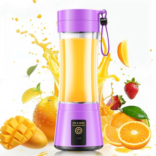Image of Portable Personal Smoothie Blender - 380ml Mini Blender in Travel