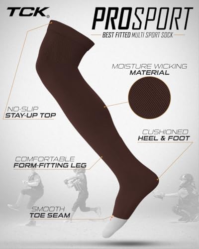 Image of Baseball Softball Over the Knee Socks Prosport | Durable Performance | Double Welt Top | Smooth Toe | Moisture Wicking