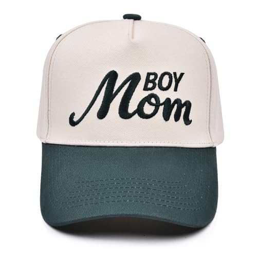 Image of Mommin Trucker Hat,Vintage Two-Tone Women's Baseball Cap with Mama Hat Mothers Day Great Gifts for Mom Wife Stepmom