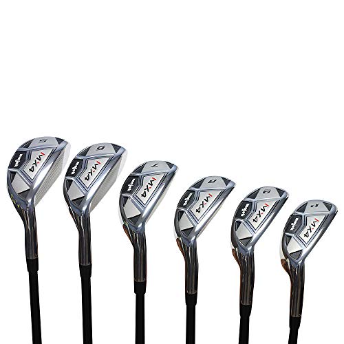 Men’s Majek MX4 Hybrid Iron Set, which Includes: #5, 6, 7, 8, 9, +PW Regular Flex Graphite Right Handed New Utility Clubs