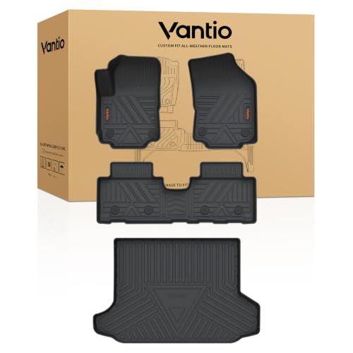 Image of Floor Mats for 2018-2024 Chevy Equinox (Not for EV) / GMC Terrain | All-Weather TPE Custom Fit Floor Liners Cargo Liner Car Accessories