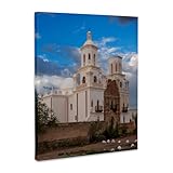 3dRose, Arizona, Tucson, Mission San Xavier del Bac, Museum Grade Canvas Wrap 8x10