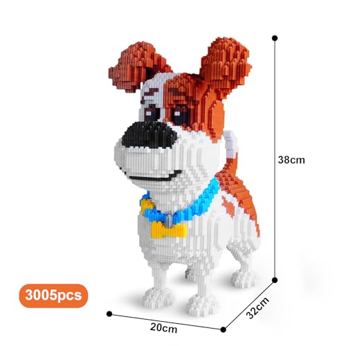 Bausteine ​​für Hunde, Micro Blocks Set, Particle Baustein-Set, Micro bausteine Erwachsene, Classic Cartoon Anime Mini Bausteine, Nano Micro Mini Blockiert DIY-Spielzeug Für Erwachsene(F)