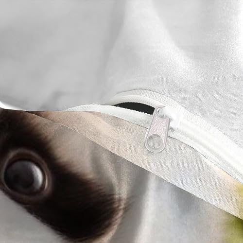 Housse de couette panda 3D en microfibre infroissable facile à laver - 5