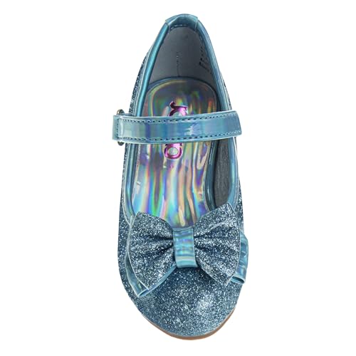 Image of Josmo Girls Sparkly Dress Bow Sandals - Formal Party Wear Shoes