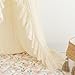 Crane Beige Ruffled Baby Crib Canopy - 118