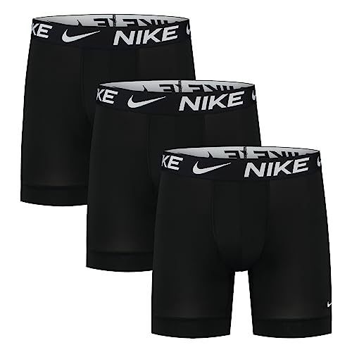 Nike Herren Dri-Fit Esmicro Boxer Briefs 3Pk, Black/Black/Black, L