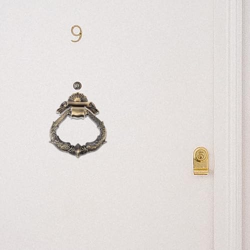 Aldaba de puerta vintage en zinc: elegancia y resistencia retro para la entrada de su hogar 6