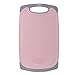 IMPR3.TREE Small Cutting Board for Pink Kitchen Accessories Dishwasher Safe w/ Juice Grooves and Spice Herb Grinder, Chef, Professional, 9.65 x 8.26 inches, Pink