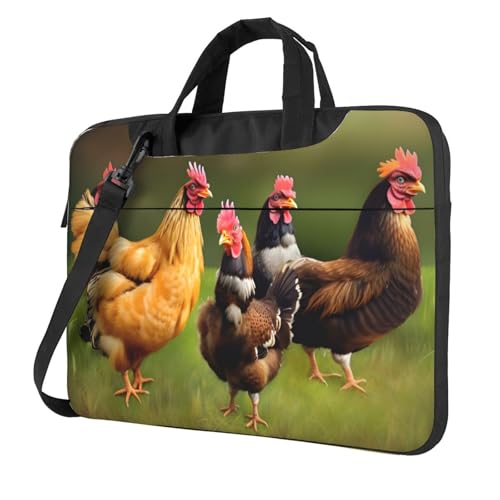 Housse sacoche PC portable 15.6" avec bandoulière réglable et poche zippée