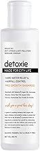 Detoxie Hard Water Shampoo | Hairfall Control, Cleansing, Clarifying & Hydrating | All Hair Types Suitable| Redensyl, Soy Protein, Argan Oil, Apple Cider Extract | 200 ml