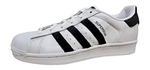 adidas Originals Superstar Baskets pour Femme, Blanc Blanc Noir Bb2990, 36 EU