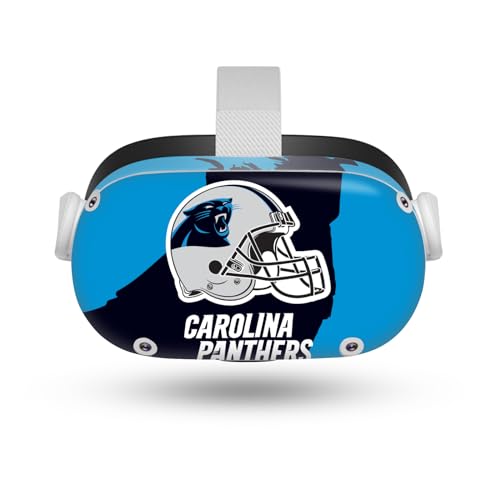 Autocollant Carolina Panthers Meta Quest 2 anti-rayures en vinyle