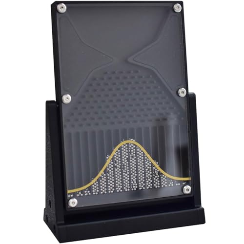 Tableau Galton Noir 12x18cm Modèle Mathématique Distribution Normale