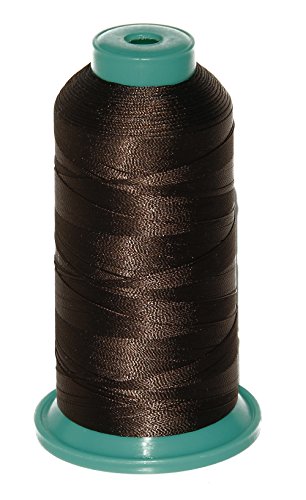Hilo de nylon elástico para coser 1800 yardas color marrón miniatura 1