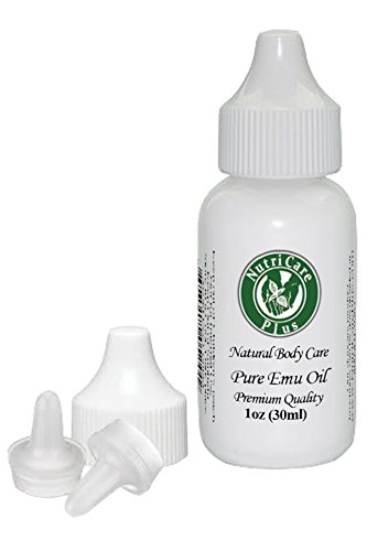 Nutricare Plus Pure Emu Oil, Piercing Care, Piercing Solution, Fights Infection, Wounds, Ear Care, Ear Lobe Repair, Cuticle Oil, Nails, Acne, Oral, Body Aftercare, Spray, AEA Certified, 1 Ounce