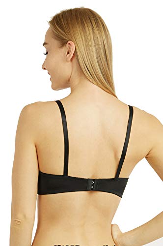 Image of Mamia Women's Basic Plain Bras, Pack of 6