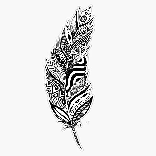 Cool Feather Vinyl Waterproof Sticker Decal Car Laptop Wall Window Bumper Sticker 5