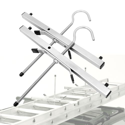 Hunmor SafeClamp Leiterklemme, Van Leiterklemmen, Leiternhalter für Dachträger, Leitersicherung Lieferwagen Ladder Clamp, 2 Stück