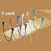 JIUWU Anti-Noise Guitar Cable Wire Effect Pedal Cable Cord, Short Audio Connection Cable 6.35mm Pack of 6