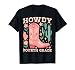 Howdy 4th Grade Teacher Western Cowgirl Back to School T-Shirt