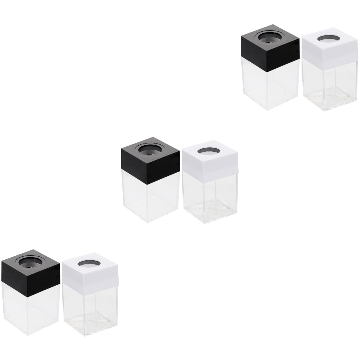 Distributeur de trombones pour éviter le désordre boîte rangement bureau transparente