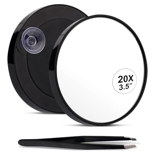 deegbbyi Specchio Tascabile, Specchio Compatto con Ingrandimento Compatto, Specchie per il Trucco, Specchiera Tascabile Piccolo, 20 X Piccolo Specchiera da Viaggio, per Tutte le Occasioni