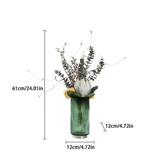 Arrangement de floraison artificiel pour décorer sans entretien une table