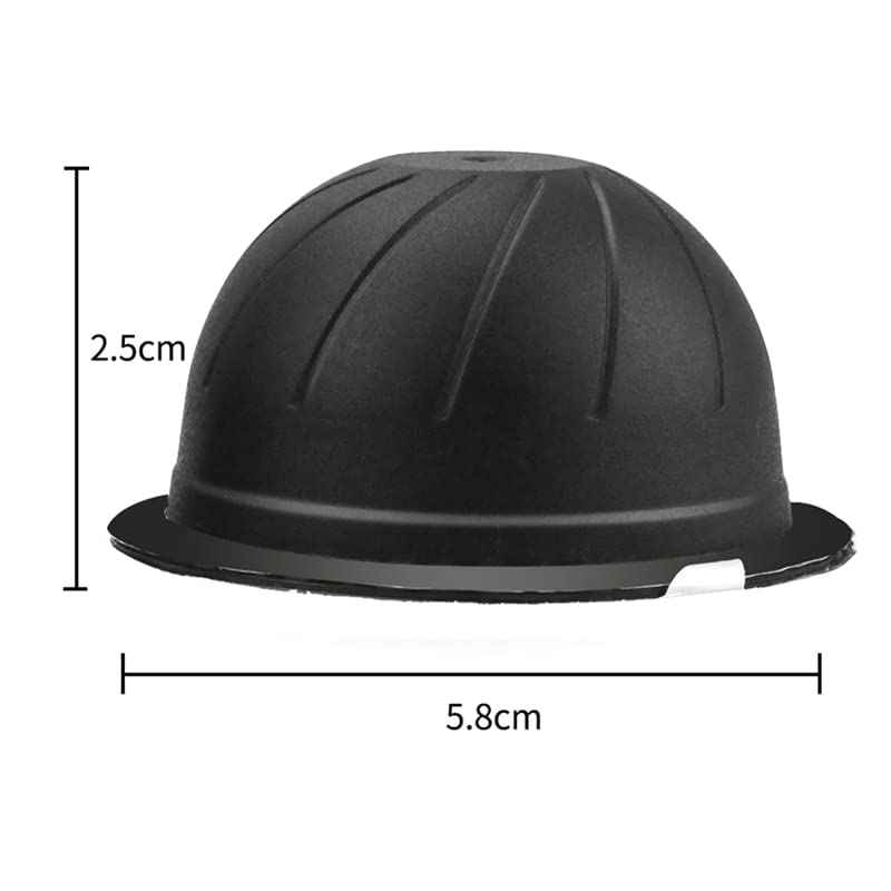 Cápsula de Taza de Filtro de café Recargable desechable para Taza de cápsula de café Nespresso Vertuo Especialmente diseñada (Color : Black Silver)