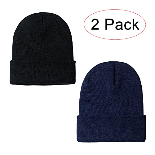 Image of NPJY Unisex Beanie for Men and Women Knit Hat Winter Beanies