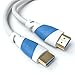 Produktbild JAMEGA - 7,5m HDMI-Kabel 2.0 a/b Weiß - High Speed mit Ethernet - Ultra HD 4K 60Hz 4:2:0 HDR HDCP ARC 2160p CEC 3D 1080p Full HD Dolby Vision 16GBit s