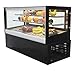 TECHTONGDA Countertop Cake Display Refrigerator Cooling Showcase Case Commercial Bakery Cabinet Right Angle with LED Light 220V Rear Door with Humidifier