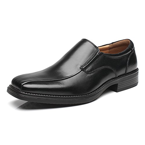 Image of Brown Leather Slip-On Loafers for Men by La Milano