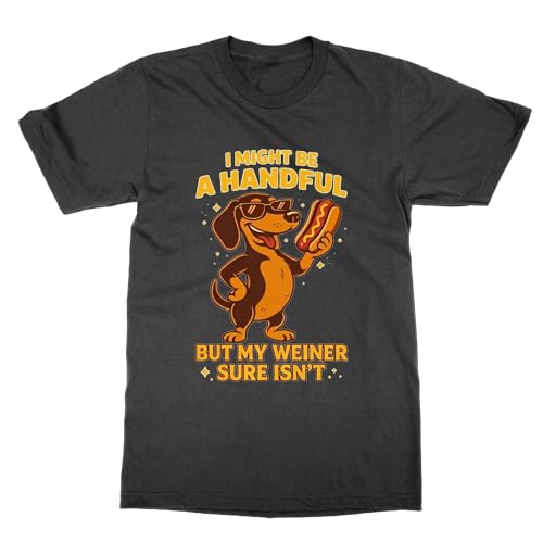 T-shirt Wiener Dog Owner humour teckel coton imprimé pour maître de chien rigolo