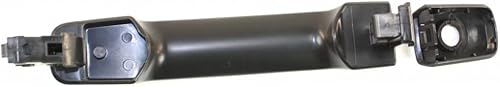 Miniatura 2 de KarParts360 Para Nissan Pathfinder 2005-2012 Manija de puerta exterior delantera, lado del conductor, color negro liso  con orificio para llave