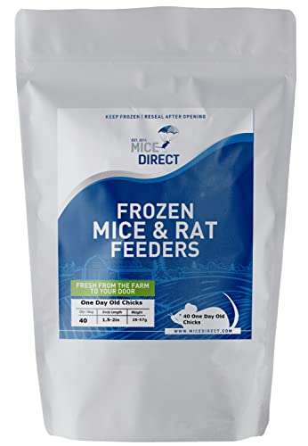 MiceDirect 40 Frozen One Day Old Chick Feeders
