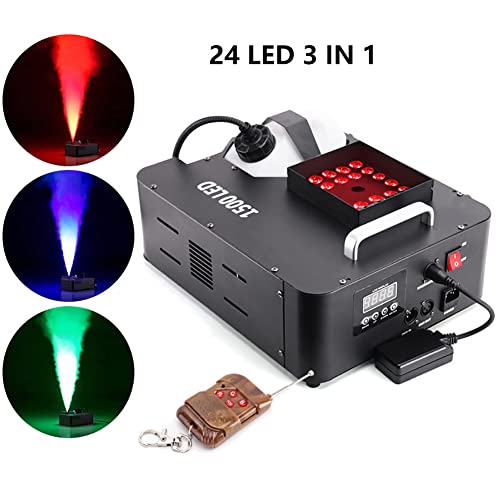 Máquina de humo de 1500 W, efecto escénico con pulverización vertical, para escenario, concierto, boda y fiesta miniatura 3