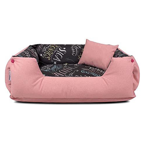 Cama de Cachorro 100% Impermeável Waterblock com Proteção UV Lola 65x50 Lousa Rose