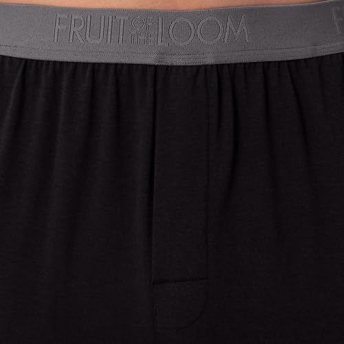 Image of Fruit of The Loom Men's 360 Stretch 2-Pack Jogger Pajama Sleep Pant
