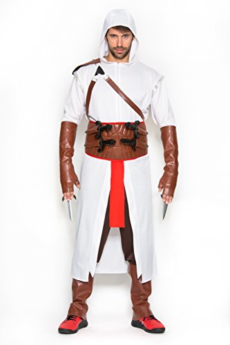 Fyasa 706424-t04 Assassin Costume de déguisement, Grande