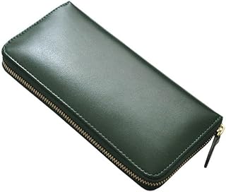 長財布 ラウンドファスナー BEAMZ SQUARE ビームズ スクエア 緑 グリーン 牛革 レザー 本革 ウォレット 金運 財運 開運 風水 仕事運 健康運 BS-15805GRN