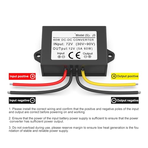 Convertisseur 72V 12V DC-DC buck voltage power converter 10A - 6