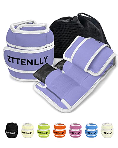 Image of Adjustable Ankle Weights for Women Men and Kids | 1 Pair 5 10 15 18 20 Lbs Leg Wrist Ankle Weight Straps for Yoga, Walking, Running, Aerobics, Gym, Dance, Pilates, Cardio