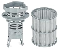 ShnminEU Mikrofilter fein Sieb AP4339631 645038 Kompatibel mit Bosch siemens Neff Constructa Küppersbusch geschirrspüler ersatzteile 00651097, 651097 spülmaschine ersatzteile